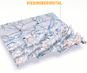 3d view of Ried im Oberinntal