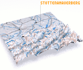 3d view of Stötten am Auerberg