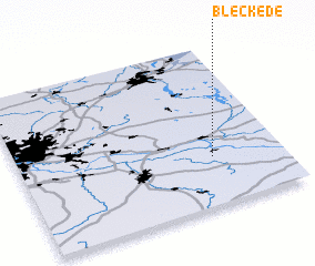 3d view of Bleckede