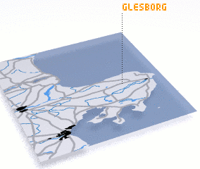 3d view of Glesborg