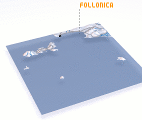 3d view of Follonica