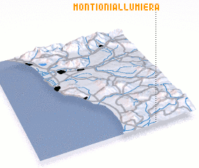 3d view of Montioni Allumiera