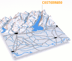 3d view of Costermano