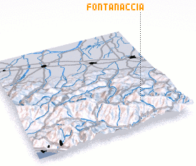 3d view of Fontanaccia