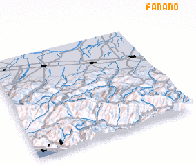 3d view of Fanano