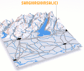 3d view of San Giorgio in Salici