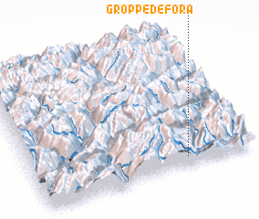 3d view of Groppe de Fora