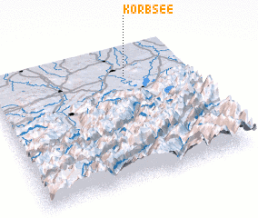 3d view of Korbsee