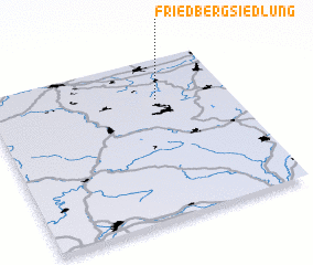 3d view of Friedberg-Siedlung