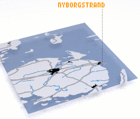 3d view of Nyborg Strand