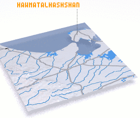 3d view of Ḩawmat al Ḩashshān