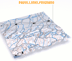 3d view of Pavullo nel Frignano