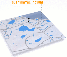 3d view of Quşaybat al Madyūnī