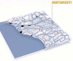 3d view of Montaperti
