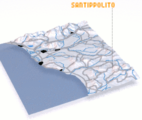 3d view of SantʼIppolito