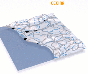 3d view of Cecina
