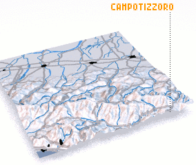 3d view of Campo Tizzoro