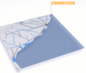 3d view of Sidi Mansour