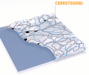 3d view of Cerreto Guidi