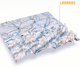 3d view of Lermoos