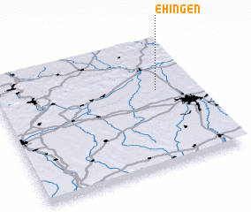 3d view of Ehingen