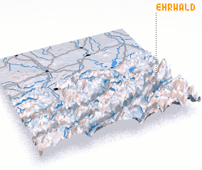 3d view of Ehrwald