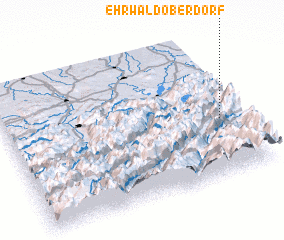 3d view of Ehrwald Oberdorf