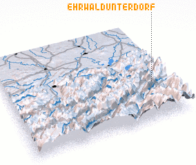 3d view of Ehrwald Unterdorf