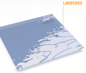 3d view of Lauvsnes