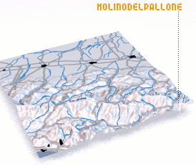 3d view of Molino del Pallone