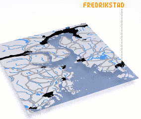 3d view of Fredrikstad