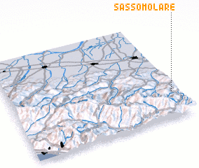 3d view of Sassomolare