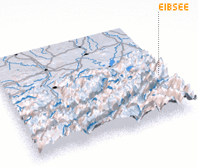 3d view of Eibsee