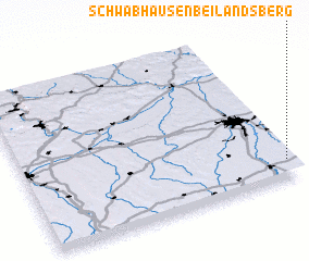 3d view of Schwabhausen bei Landsberg