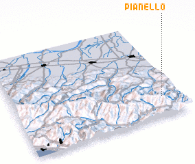 3d view of Pianello