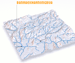 3d view of Ban Mae Kham Nong Bua