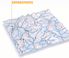 3d view of Ban Mae Phung