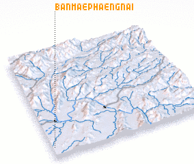 3d view of Ban Mae Phaeng Nai