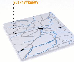 3d view of Yuzhnyy Kaduy