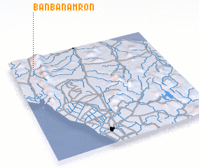 3d view of Ban Ba Nam Ron