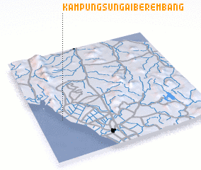 3d view of Kampung Sungai Berembang