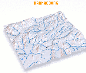 3d view of Ban Mae Bong