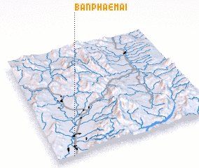 3d view of Ban Phae Mai