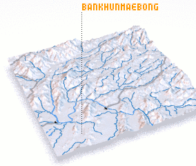 3d view of Ban Khun Mae Bong