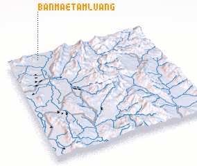 3d view of Ban Mae Tam Luang