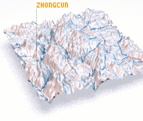 3d view of Zhongcun