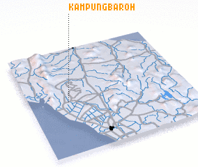 3d view of Kampung Baroh