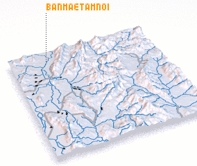 3d view of Ban Mae Tam Noi