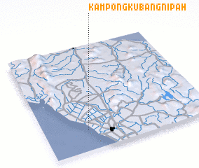 3d view of Kampong Kubang Nipah