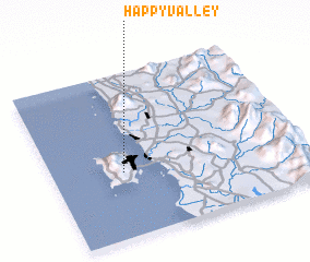 3d view of Happy Valley